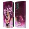 Head Case Designs Officially Licensed WWE Portrait Alexa Bliss Leather Book Wallet Case Cover Compatible with Motorola Moto G82 5G view 1