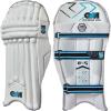 Gunn & Moore GM Cricket Batting Pads | Diamond 606 | Traditional Cotton & Cane | Large Adult Left Handed - 19" | Approx Weight 2.32 kg | 1 Pair | White view 1