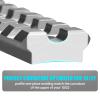 Bontok Picatinny Rail Mount for 10/22 Scope Mounts with 11 Slots for Red Dots Mounting, Scopes, Magnifiers-Sliver view 3