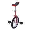 BANLICALI Unicycle, 16 Inch Wheel Unicycle with Steel Rim and Pedals, Height Adjustment 68-80cm/26-31inch, Modern Steel Unicycles for Adults (Black, Red) view 1