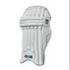 Gunn & Moore GM Cricket Batting Pads | Diamond 606 | Traditional Cotton & Cane | Extra Small Adult Left Handed - 16.5" | Approx Weight 1.73 kg | 1 Pair | White view 1