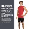 Russell Athletic Compression Shorts White XL view 2