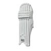 Gunn & Moore GM Cricket Batting Pads | 808 | Traditional Cotton & Cane | Large Adult Left Handed - 19" | Approx Weight 2.32 kg | 1 Pair | White view 2