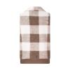 Aymnlox womens winter coat Zipper Vest for Women Plaid Printed Plush Coats Lapel Collar Sleeveless Fleece Jackets with Pockets Open Front Coat Brown M view 3