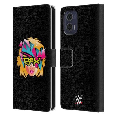 Head Case Designs Officially Licensed WWE Graphics Becky Lynch Leather Book Wallet Case Cover Compatible with Motorola Moto G73 5G