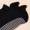 Amazon Essentials Women's Athletic Grip Ankle Socks, 4 Pairs, Black, 8-12 view 3