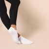 Amazon Essentials Women's Athletic Grip Ankle Socks, 4 Pairs, White, 8-12 view 2