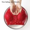 2pcs Front Closure Lingerie Bra With Breast Prosthesis Pockets Underwear Middle Women Daily Post Surgery Mastectomy Bra (Color : E, Size : S/Small) view 4