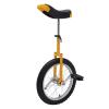 BANLICALI Unicycle, 16 Inch Wheel Unicycle with Steel Rim and Pedals, Height Adjustment 68-80cm/26-31inch, Modern Steel Unicycles for Adults (Yellow, Black) view 4