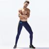 BreakEgg Men's CompressionLeggings Mens Sports Workout Running Tights Pants Cool Dry Active Yoga Leggings Pants (X-Large,TW-70612-Dark Blue) view 2
