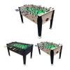 KICK Hades 55" Foosball Table (Brown)  Full-Size Professional Table Soccer & Indoor Gaming Table for Adults with 6 Premium Balls, Semi-Solid Steel Rods, Counterbalanced Players & Slide Scorers view 1