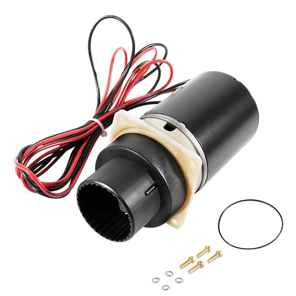 37072-0092 Marine Designer Series and Quiet Flush Marine Toilet Pump Assembly Kit, Compatible with Jabsco Quiet Flush Toilets series 37045, 37245, 37055, 37255, 37075, 37275 12-Volt