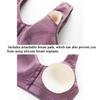 2pcs Front Closure Lingerie Bra With Breast Prosthesis Pockets Underwear Middle Women Daily Post Surgery Mastectomy Bra (Color : Skin, Size : S/Small) view 2