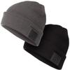 Foxelli Bluetooth Beanie Bundle  Grey & Black Wireless Beanie Hats with Headphones for Men & Women view 1