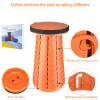 Boreeman Upgraded Folding Stool Lightweight Yet More Sturdy with Load Capacity 400lbs Portable Collapsible Stool for Camping Fishing Hiking BBQ (All Orange) view 3