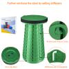 Boreeman Upgraded Folding Stool Lightweight Yet More Sturdy with Load Capacity 400lbs Portable Collapsible Stool for Camping Fishing Hiking BBQ (Army Green) view 3