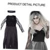CHILDWEET Halloween Bride Costume for Women Creative Cosplay Dress Soft Stretchy Breathable for Halloween Parties and Theme Events view 4