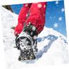 2 Sets Crampons Spiked Shoe Cover Snowfield Shoe Cover Anti-Slip Outdoor Slip-on Grippers Ice Grippers Simple Non-Slip Anti-Slip Accessory view 3