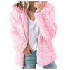 QWENTMTNTY Faux Fur Coat with Hood Teddy Coat for Women Womens Fall Clothes Work Clothes for Men Fleece Hoodie Women view 1