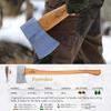 1844 Helko Werk Germany Axe Collection - 5 Classic Axes Set - Expedition, Forester, Scout, Journeyman, Pathfinder Hatchet view 3