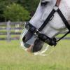 ThinLine Flexible Filly Grazing Muzzle | Lightweight Safe Comfortable Ventilated Equine Slow Feed Halter Mounting Clear Horse Mask, Cob/Horse, 2.5+ cm Hole view 1