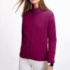 QWENTMTNTY Winter Jackets for Women Waterproof Snow Winter Clothes Fuzzy Coats for Women Fur Trim Cardigan Black and White Sweater Women view 3