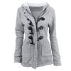 QWENTMTNTY 2023 Fashion Fall Winter Coats for Women Coats for Women Fuzzy Coats for Women Sweatshirt for Women Hoodies Plus Size Women's Winter Coats view 2