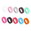 ABOOFAN 20pcs Silicone Round Protective Cover for Water Bottles Non- Bottom Sleeve for Hot Tea Cups Fits Mixed Colors for Home Office Use view 2