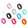 ABOOFAN 20pcs Silicone Round Protective Cover for Water Bottles Non- Bottom Sleeve for Hot Tea Cups Fits Mixed Colors for Home Office Use view 4