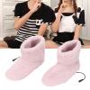Heated Foot Warmer, USB Charging, Electric Warmer Shoes, Electric Plush Warming Shoes for Cold Winter () view 2