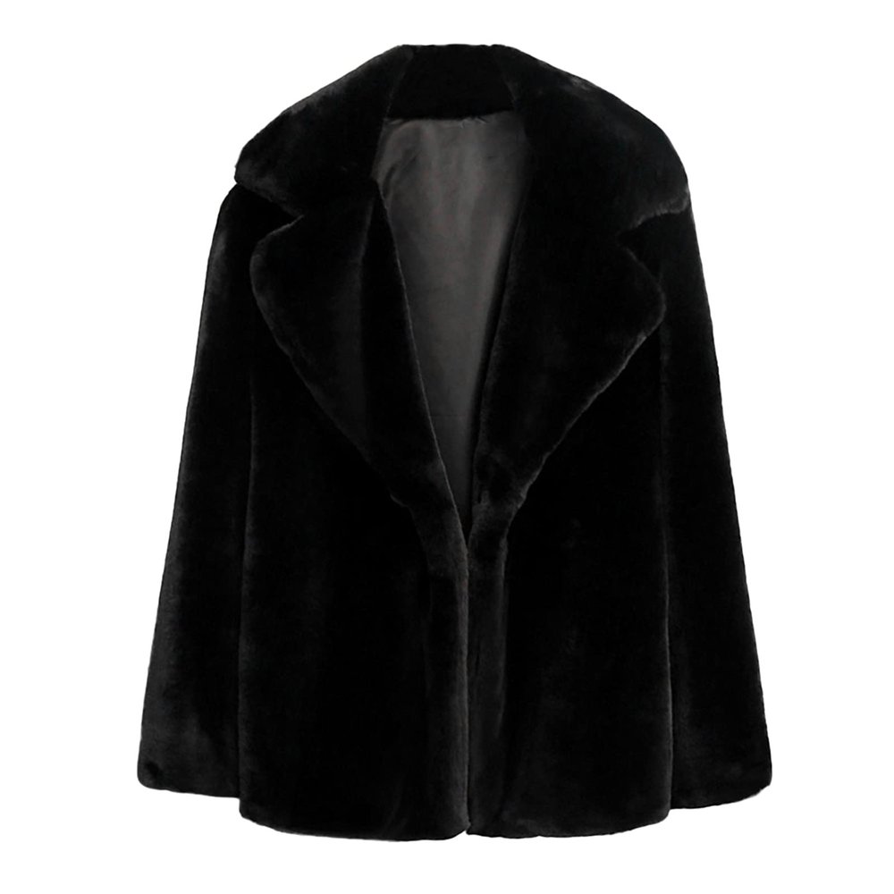 QWENTMTNTY Sherpa Coats for Women Long Fall Jackets for Women Womans Jackets Camperas De Mujer Invierno Black and White Sweater Women
