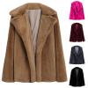 QWENTMTNTY Sherpa Coats for Women Long Fall Jackets for Women Womans Jackets Camperas De Mujer Invierno Black and White Sweater Women view 2