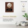 SHOP AWARDS AND GIFTS Customizable Dark Cherry Plaque Award Personalized Custom Engraved, 6 x 8 Inch, Basketball view 4