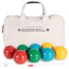 Play Platoon Bocce Ball Set Regulation Size Game Set - 107mm with 8 Hard Polyresin Premium Balls, Pallino, and Professional Carry Bag & Measuring Rope - Outdoor Games for Backyard, Lawn, Beach view 1