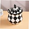 ABOOFAN Elegant Resin Jewelry Box Round Trinket Storage Box Ring Storage Case Home Decor view 4
