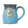 Greater Distance NFL Football Detroit Lions 14 oz Two-Tone Tall Belly Mug, Handmade Large Ceramic Coffee Mug With Team Logo for True Fans, Premium Deneen Pottery Made in USA view 1