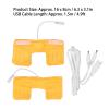 2pcs USB Heated Gloves for Men Women,Winter Warm Electric Heating Gloves Insert Pads,Rechargeable Hand Warmer Glove Liners,Winter Must Have Thermal Heated Gloves,for view 3