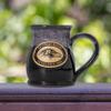 Greater Distance NFL Football Baltimore Ravens 14 oz Two-Tone Tall Belly Mug, Handmade Large Ceramic Coffee Mug With Team Logo for True Fans, Premium Deneen Pottery Made in USA view 3