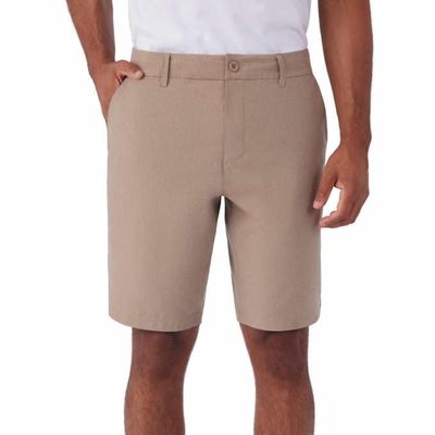 Hang Ten Men's Hybrid Series - Everyday 20" Hybrid Short, 32, Khaki
