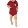 Little King NCAA Short Sleeve Poly-Tech Infant Polo Romper-Oklahoma-Crimson-2T view 1