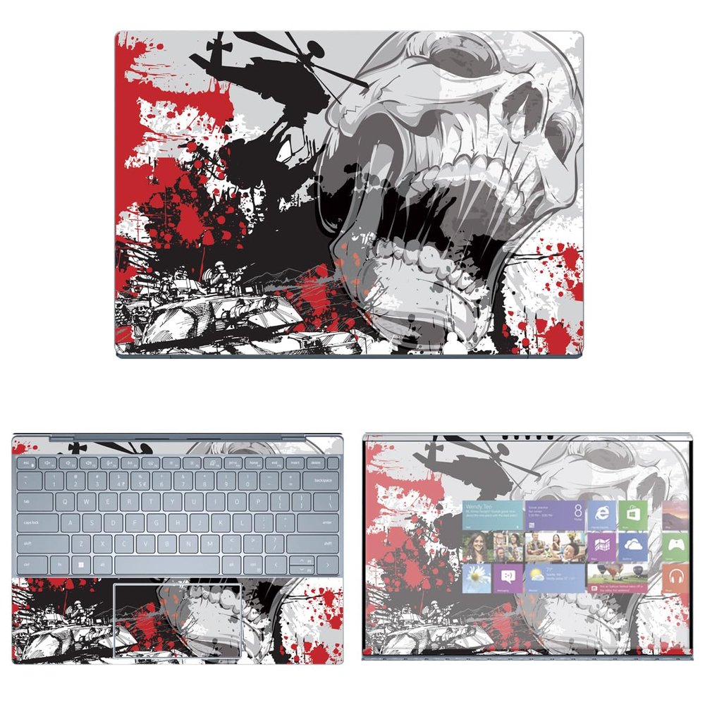 Decalrus - Protective Decal Sticker for The Dell XPS 13 9315 (13.3" Screen) case Cover wrap DExps13_9315-9