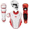 All Star PHX Paige Halstead Fastpitch Softball Catchers Set (Small) White/Scarlet view 1