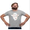 5X-Large Oxford Mens Halloween Doodle Tatted Ghost Tattoo T-Shirt view 2