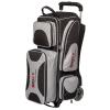 Moxy Deluxe Triple Roller Bowling Bag - Silver/Black view 1