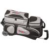 Moxy Deluxe Triple Roller Bowling Bag - Silver/Black view 2
