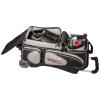 Moxy Deluxe Triple Roller Bowling Bag - Silver/Black view 3