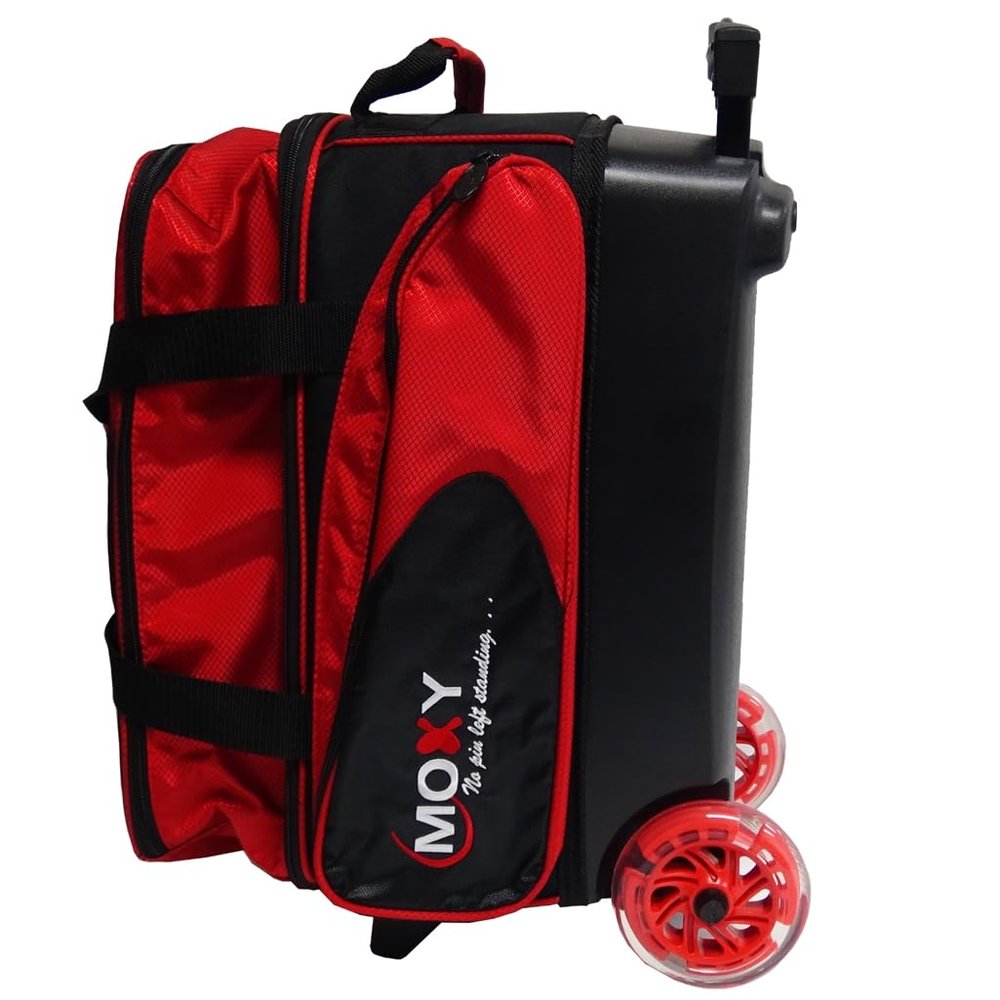 Moxy Blade Premium Double Roller Bowling Bag- Red/Black