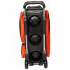 Bowlerstore Products Moxy Deluxe Triple Roller Bowling Bag - Orange/Black view 4