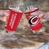 Rico Industries NHL Hockey Carolina Hurricanes 16 oz Pint Glasses with Digitally Printed Logo, Set of 2 Classic Drinking Glasses, for Fans, Dishwasher Safe view 2