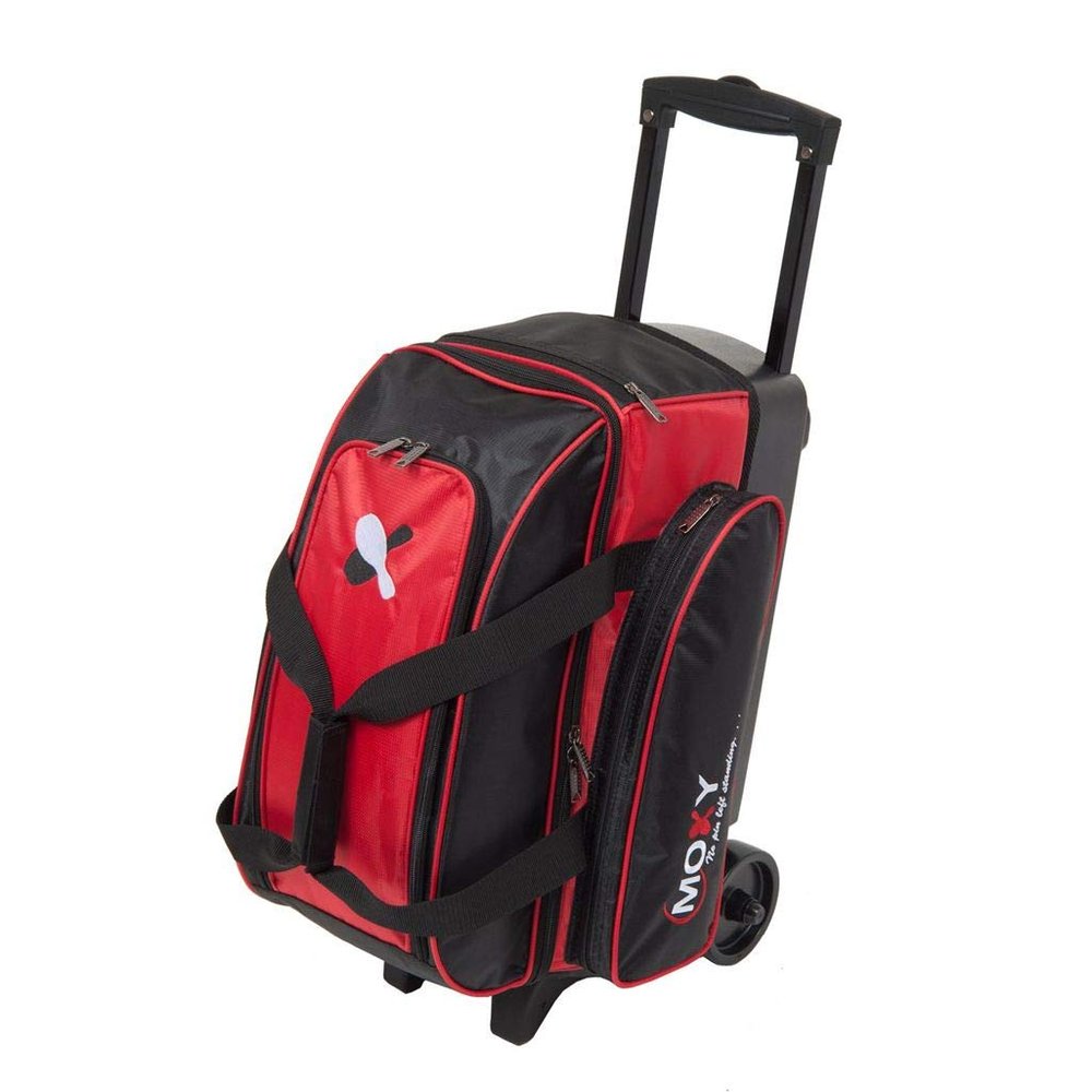 Moxy Double Roller Bowling Bag- Red/Black